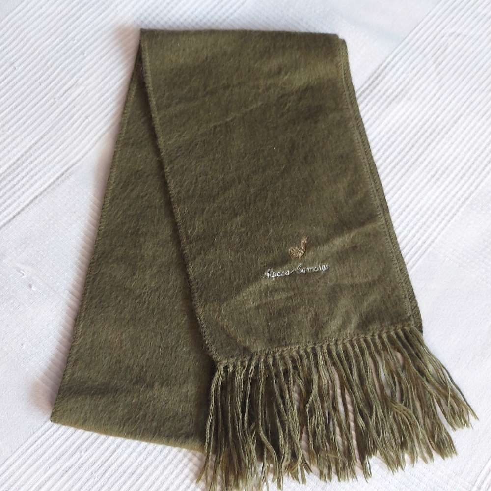 Alpaca wool scarf